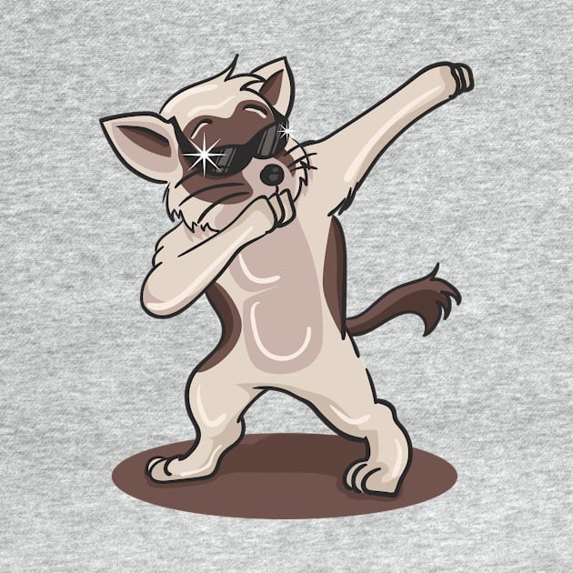 'Dabbing Dancing Kitten' Funny Dabbing Animal Gift by ourwackyhome